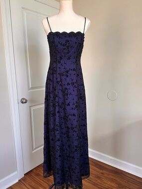 Betsy & Adam 90s beaded dress